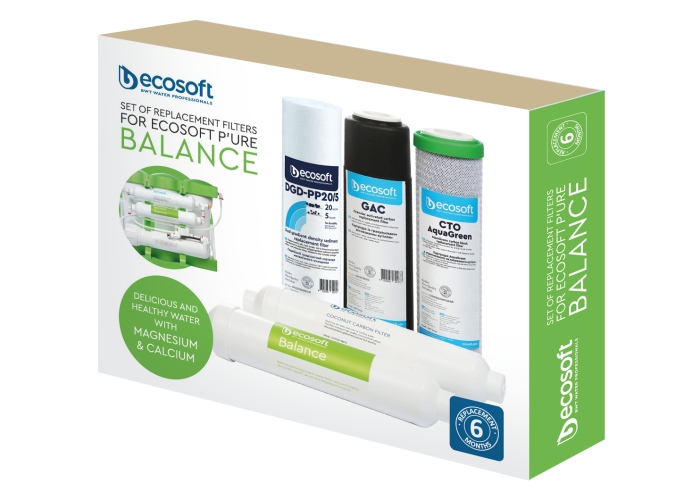 Комплект картриджів Ecosoft P’URE Balance "6 місяців"